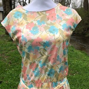 Vintage Floral Dress